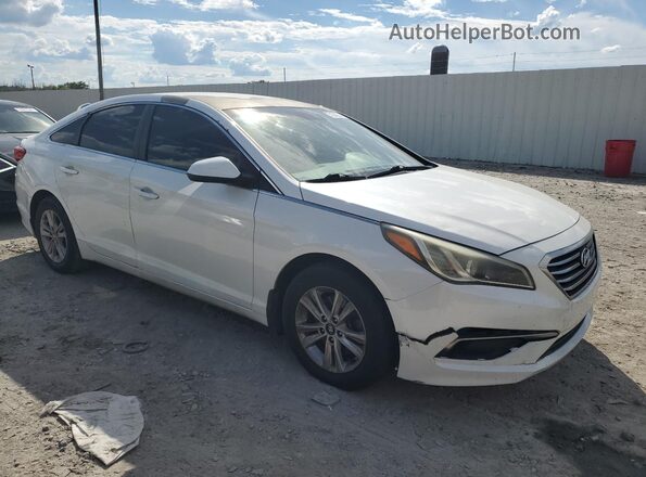 5NPE24AF2GH297392 2016 HYUNDAI SONATA White წინა მარჯვენა