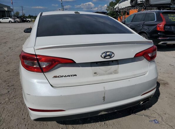 5NPE24AF2GH297392 2016 HYUNDAI SONATA White უკანა ხედი
