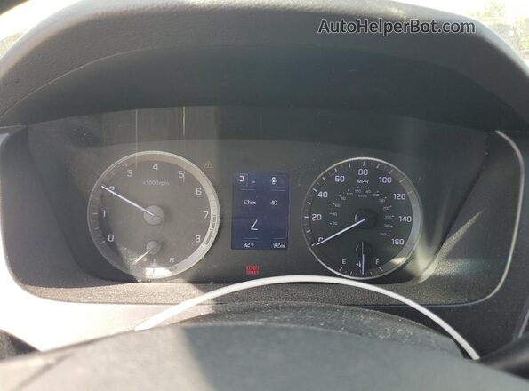 5NPE24AF2GH297392 2016 HYUNDAI SONATA White ხელსაწყოთა პანელის ხედი