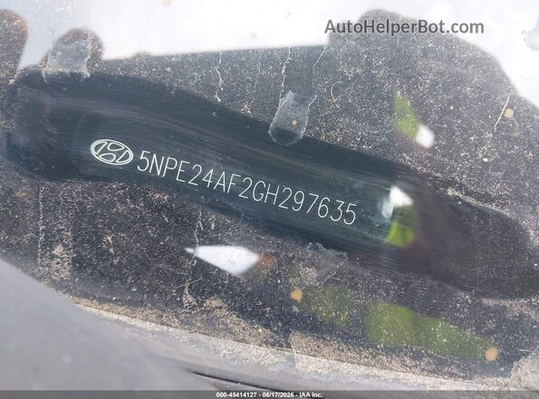 5NPE24AF2GH297635 2016 HYUNDAI SONATA Blue ხელსაწყოთა პანელის ხედი