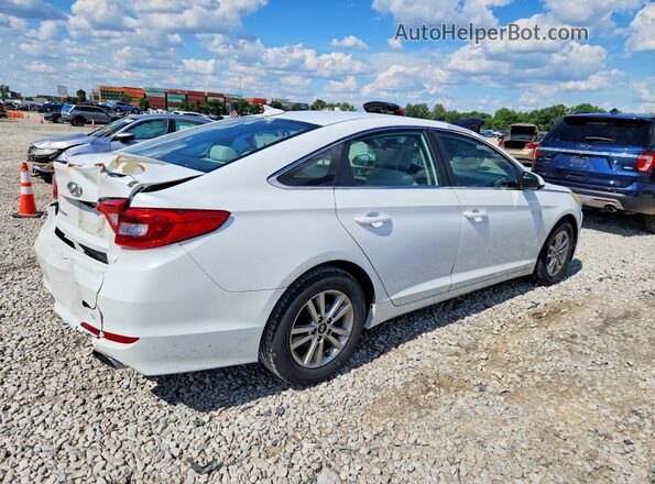 5NPE24AF2GH314255 2016 HYUNDAI SONATA White უკანა მარჯვენა