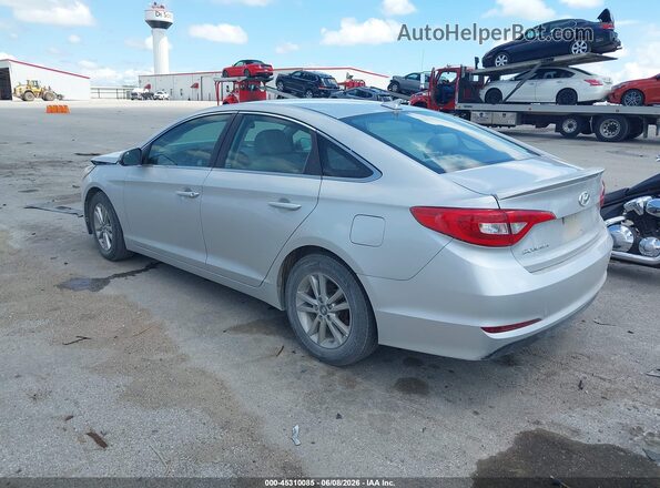 5NPE24AF2GH324820 2016 HYUNDAI SONATA Silver Rear left