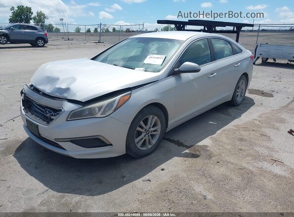 5NPE24AF2GH324820 2016 HYUNDAI SONATA Silver Front left