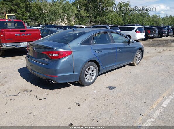 5NPE24AF2GH341634 2016 HYUNDAI SONATA Blue Задня права чверть