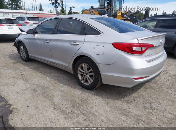 5NPE24AF2GH360197 2016 HYUNDAI SONATA Silver Rear left
