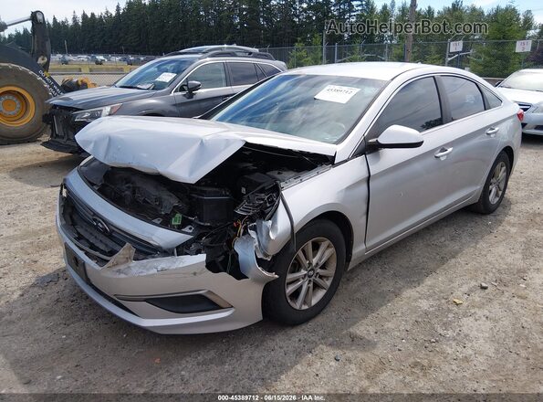 5NPE24AF2GH360197 2016 HYUNDAI SONATA Silver Front left