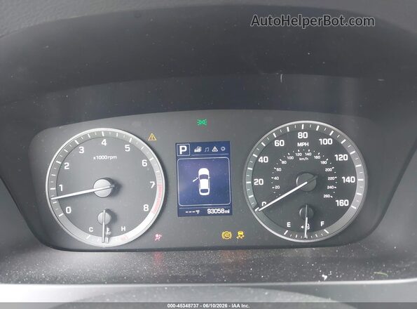 5NPE24AF2GH366520 2016 HYUNDAI SONATA Silver Widok tylnych siedzeń