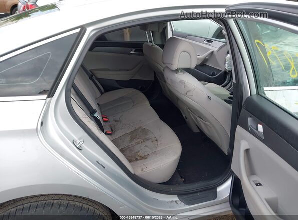 5NPE24AF2GH366520 2016 HYUNDAI SONATA Silver Widok naklejki z numerem VIN