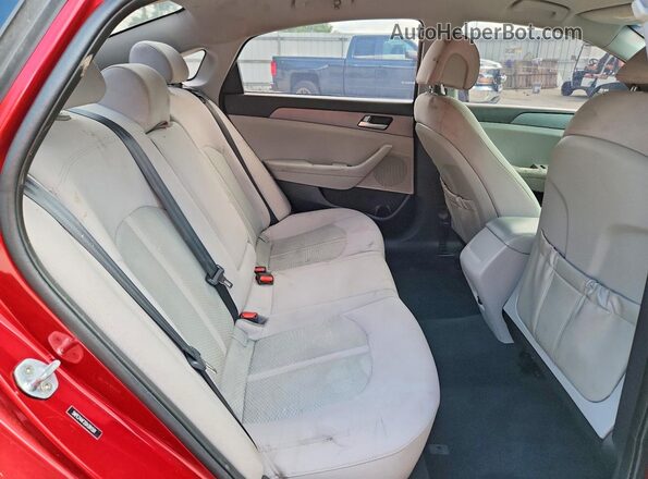 5NPE24AF2GH391501 2016 HYUNDAI SONATA Бордовый Вид задних сидений