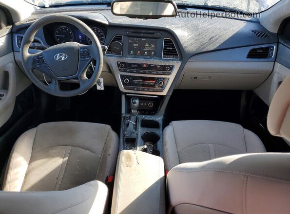5NPE24AF2GH396603 2016 HYUNDAI SONATA Blue წინა პანელის ხედი