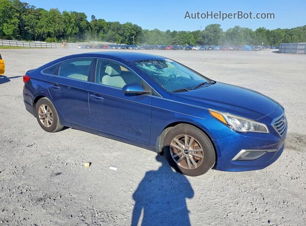 5NPE24AF2GH396603 2016 HYUNDAI SONATA Blue წინა მარჯვენა