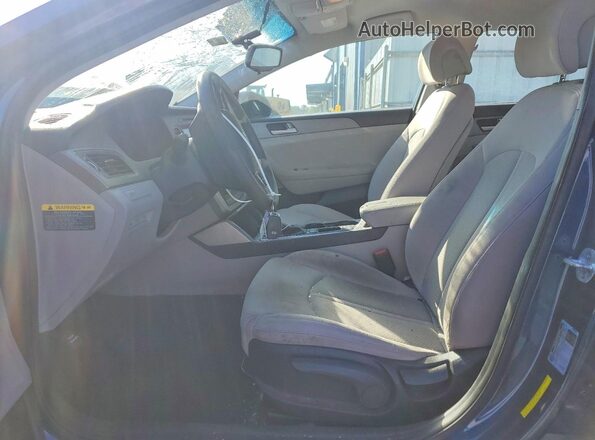 5NPE24AF2GH396603 2016 HYUNDAI SONATA Blue წინა სალონის ხედი