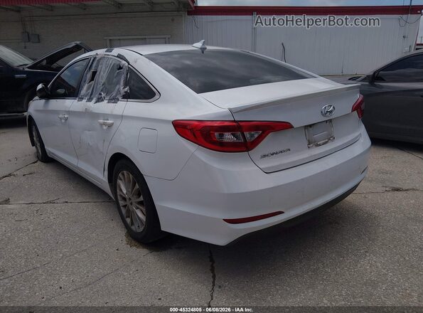 5NPE24AF2GH400973 2016 HYUNDAI SONATA Белый Задняя левая четверть