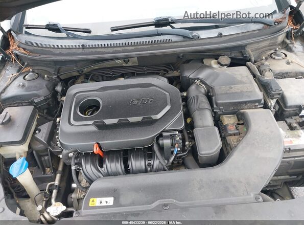 5NPE24AF2HH459555 2017 HYUNDAI SONATA Black უკანა ხედი