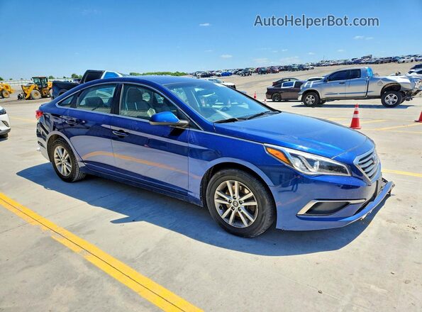 5NPE24AF2HH476422 2017 HYUNDAI SONATA Blue წინა მარჯვენა