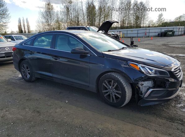 5NPE24AF2HH480681 2017 HYUNDAI SONATA Black წინა მარჯვენა