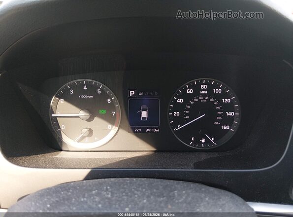 5NPE24AF2HH482981 2017 HYUNDAI SONATA Silver უკანა სავარძლების ხედი