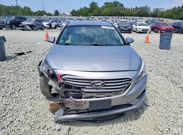 5NPE24AF2HH492586 2017 HYUNDAI SONATA Silver Դիմացի տեսք