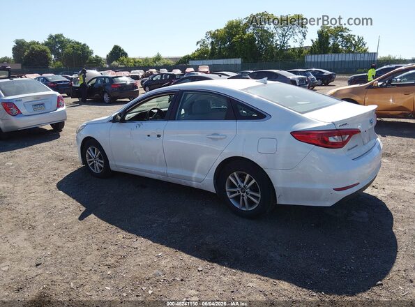 5NPE24AF2HH493494 2017 HYUNDAI SONATA White Հետևի ձախ