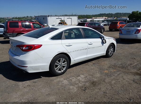 5NPE24AF2HH493494 2017 HYUNDAI SONATA White Հետևի աջ