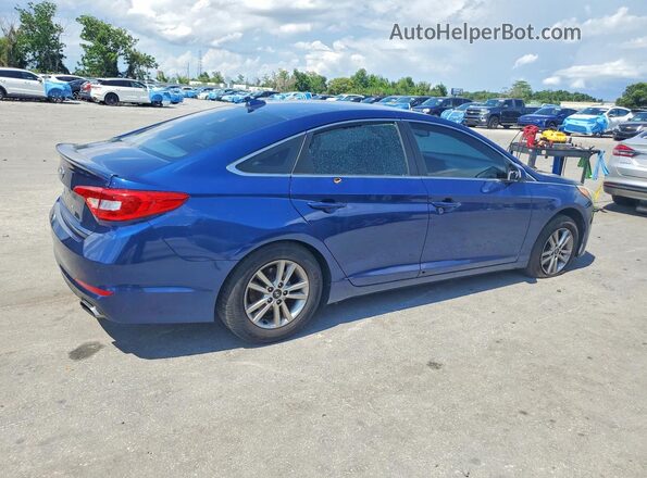 5NPE24AF2HH510987 2017 HYUNDAI SONATA Blue უკანა მარჯვენა