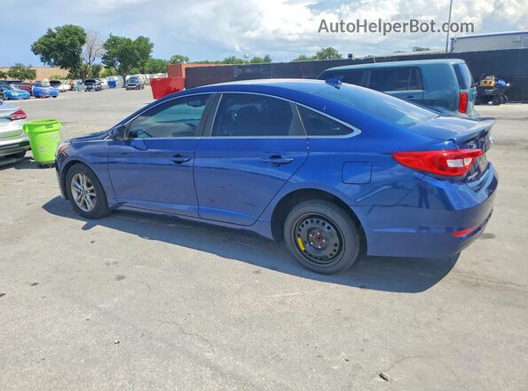 5NPE24AF2HH510987 2017 HYUNDAI SONATA Blue უკანა მარცხენა