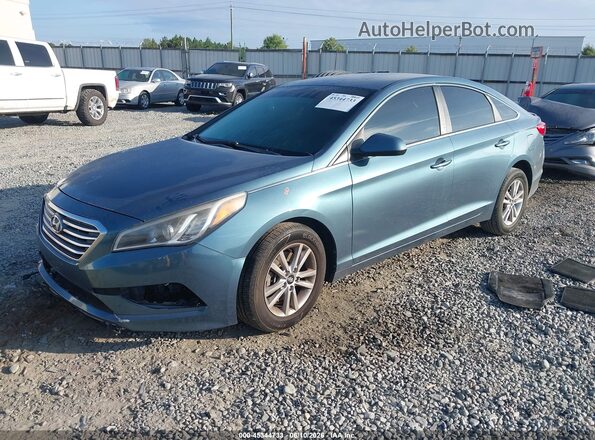5NPE24AF2HH514649 2017 HYUNDAI SONATA Light Blue Front left