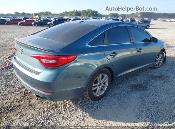 5NPE24AF2HH514649 2017 HYUNDAI SONATA Light Blue Rear right