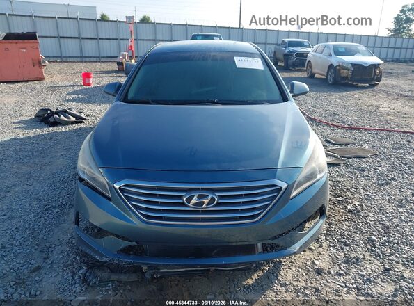 5NPE24AF2HH514649 2017 HYUNDAI SONATA Light Blue Dashboard view