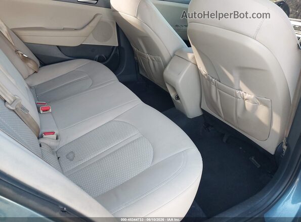 5NPE24AF2HH514649 2017 HYUNDAI SONATA Light Blue Rear seats view