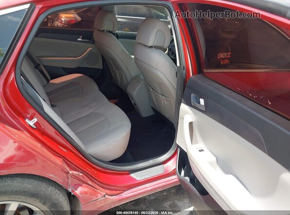 5NPE24AF2HH533914 2017 HYUNDAI SONATA Red Widok naklejki z numerem VIN