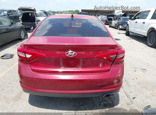 5NPE24AF2HH533914 2017 HYUNDAI SONATA Red 
