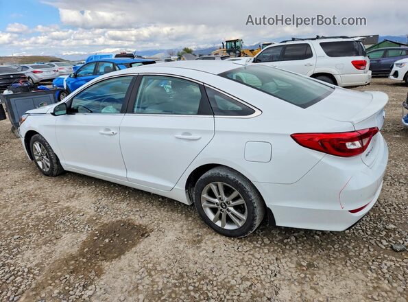 5NPE24AF2HH586290 2017 HYUNDAI SONATA White Trasero izquierdo
