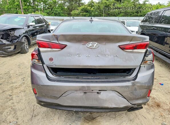 5NPE24AF2JH708989 2018 HYUNDAI SONATA Gray 