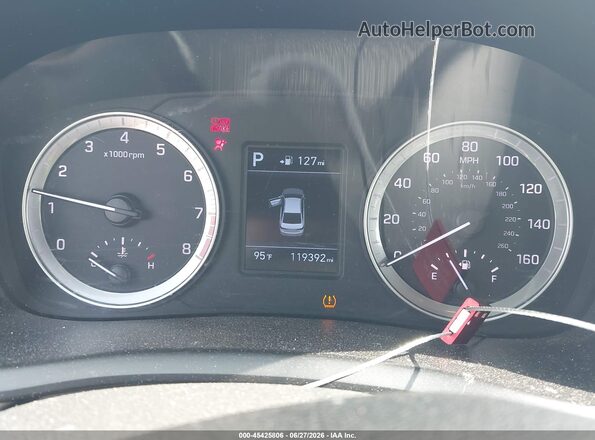 5NPE24AF2JH720141 2018 HYUNDAI SONATA Silver Հետևի նստատեղերի տեսք