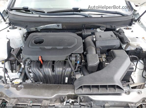 5NPE24AF2KH740200 2019 HYUNDAI SONATA Белый Вид сзади