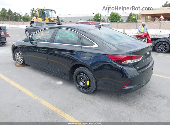 5NPE24AF2KH748541 2019 HYUNDAI SONATA Black Задня ліва чверть