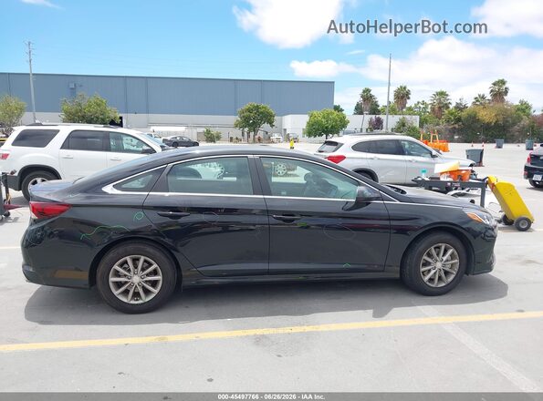 5NPE24AF2KH748541 2019 HYUNDAI SONATA Black Панорамний вид салону 360°