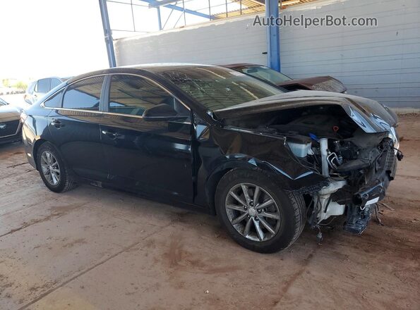 5NPE24AF2KH753271 2019 HYUNDAI SONATA Black Front right