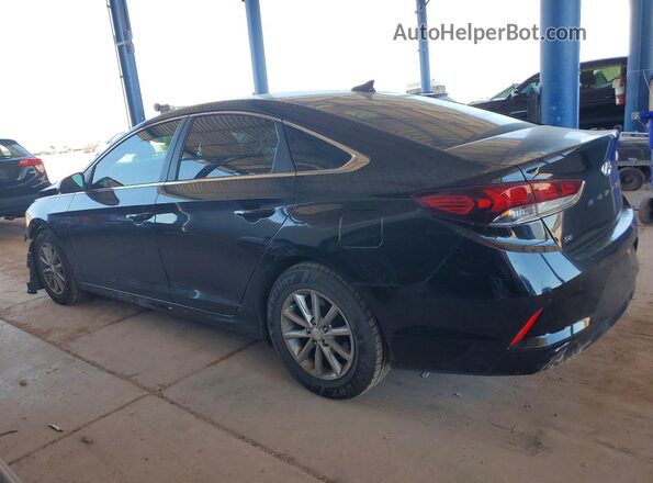 5NPE24AF2KH753271 2019 HYUNDAI SONATA Black Rear left