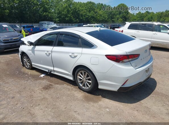 5NPE24AF2KH759698 2019 HYUNDAI SONATA White Rear left