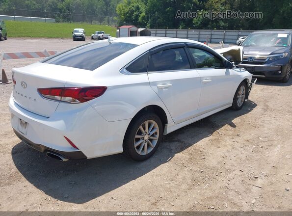5NPE24AF2KH759698 2019 HYUNDAI SONATA White Rear right