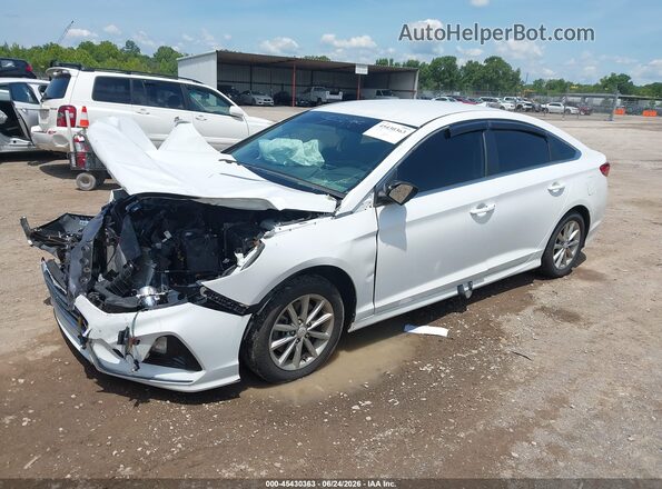 5NPE24AF2KH759698 2019 HYUNDAI SONATA White Front left