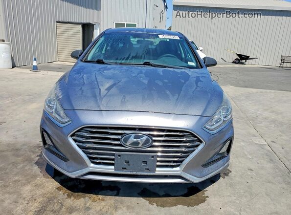 5NPE24AF2KH796427 2019 HYUNDAI SONATA Gray Вид спереду