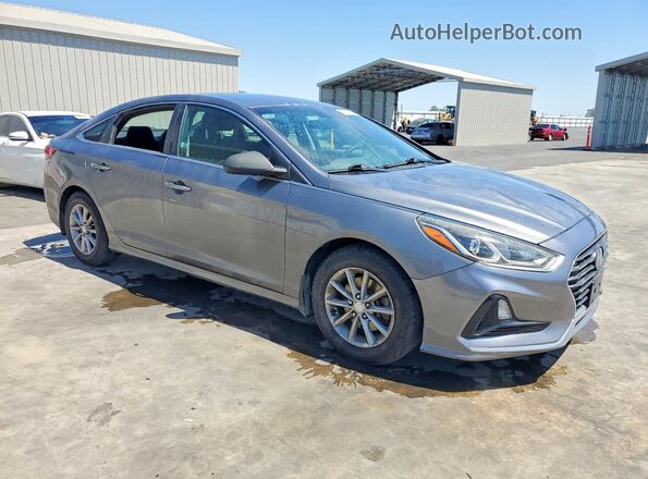 5NPE24AF2KH796427 2019 HYUNDAI SONATA Gray Передня права чверть