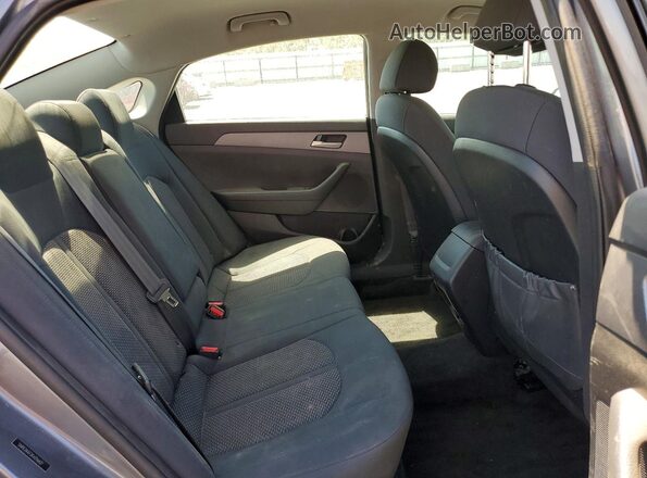 5NPE24AF2KH796427 2019 HYUNDAI SONATA Gray Вид задніх сидінь