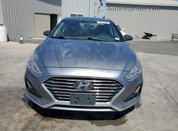 5NPE24AF2KH796427 2019 HYUNDAI SONATA Gray Вид наклейки з VIN-кодом