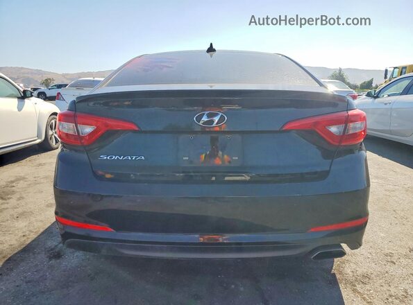 5NPE24AF3GH272159 2016 HYUNDAI SONATA Black Հետևի տեսք