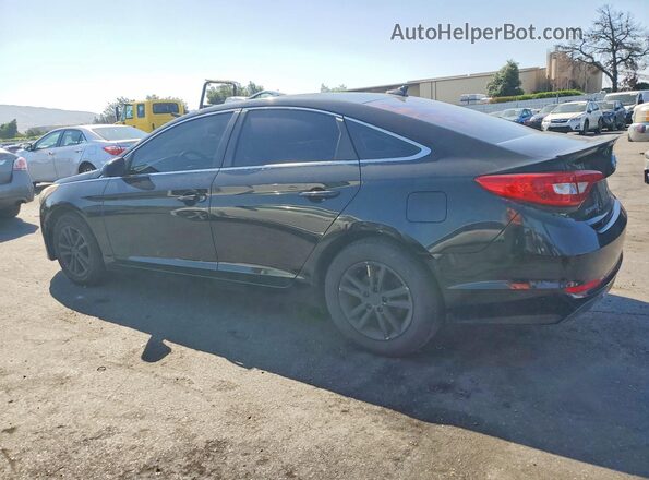 5NPE24AF3GH272159 2016 HYUNDAI SONATA Black Հետևի ձախ