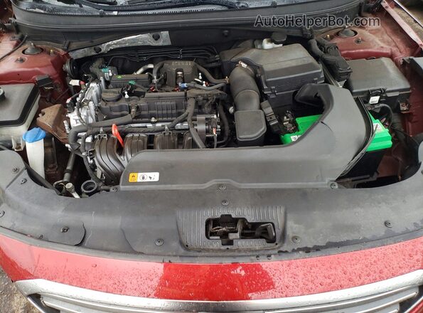 5NPE24AF3GH288328 2016 HYUNDAI SONATA Red უკანა სალონის ხედი